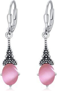 wholesale 925 Sterling Silver Hypoallergenic Leverback Hoop Earrings for Women Dainty Jewelry Gifts-72922-O