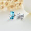 wholesale TOUPOP Butterfly Stud Earrings For Women 925 Sterling Silver Blue Crystal Butterfly Earrings Jewelry Gifts For Her Daughter Sister Mom Girlfriend Wife Birthday Christmas Gifts -0-5