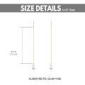 wholesale Gold 14k Crystals Drop Threader Dangle Earrings for Women-0-5