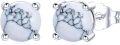 wholesale 925 Sterling Silver Turquoise Stud Earrings Gemstone s for Women Mom Mama Nana-0-0