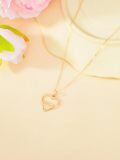 wholesale 14k Mom Heart Necklace-0-3