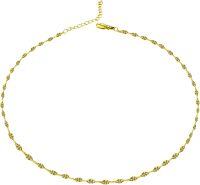 wholesale Gold Plated 925 Sterling Silver Starburst Rope Chain Anklet Bracelet 9 - Adjustable Length-13+2inch(choker length) 2-gold-diamond cut