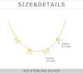 wholesale 14K Gold Mama Initials Pendant Chain Necklace for Women - Personalized s-0-3