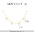 wholesale 14k Gold Celestial Moon Star Sunburst Necklace With Cubic Zirconia For Women-0-3