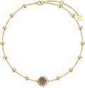 wholesale 14K Gold Solid Rose Sunflower Anklet Bracelet for Women - Birthday & Christmas Gifts for Her/Mom - Beach Foot Jewelry (9 Inches)-0-0