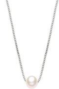 wholesale 14K Gold Chain with Freshwater Pearl Pendant (8mm) - Elegant Minimalist Design-0-24