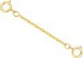 wholesale 14K Gold Nickel-Free Lead-Free Hypoallergenic Jewelry Extender Chain 1-5 Inch Lengths-0-0