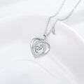 wholesale 925 Sterling Silver Angel Wing & Baby Feet Pendant Necklace for Pregnant Mothers and New Moms-0-2