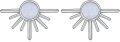 wholesale 925 Sterling Silver Gold Moonstone Starburst Stud Earrings for Women and Girls-0-17
