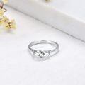 TOUPOP Sterling Silver Crystal Infinity Love Heart Rings For Women-0-3