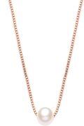 wholesale 14K Gold Chain with Freshwater Pearl Pendant (8mm) - Elegant Minimalist Design-0-16