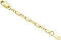 wholesale 14k Gold Bracelet Extender Chain 1/1.5/2/3/4/5 Durable Removable Extension Chain-0-0