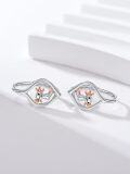 wholesale 925 Sterling Silver Axolotl Leverback Dangle Drop Hoop Earrings for Women Birthdays Anniversaries Gifts-0-4