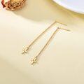 wholesale 14K Gold Evil Eye Cross Sunflower Drop Earrings for Women-0-3