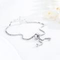 wholesale 925 Sterling Silver Faith Cross Bracelet-0-2