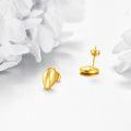 wholesale 14K Gold Cowrie Shell Stud Earrings for Women Gift Ideas-0-5