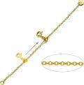 wholesale 18K Gold Extender Chain - Adjustable Rolo Link for Necklace Bracelet Anklet - Layering Jewelry - Nickel-Free Lead-Free Hypoallergenic - Gift Box Included-0-3