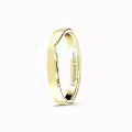 TOUPOP 10k 14k 18k Gold V-Shape Women's Engagement Wedding Promise Ring-0-0