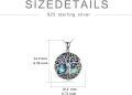wholesale  Sterling Silver Tree of Life Necklace with Dainty Pendant Irish Jewelry Gift for Women -0-3
