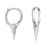 wholesale 925 Sterling Silver Spiked Cufflink Rings Wholesale Black-A-Silver
