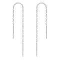 wholesale 925 Sterling Silver Long Chain Earrings-0-12