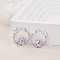 wholesale 925 Sterling Silver Axolotl Heart Stud Earrings for Girls and Women Gift Ideas-0-4