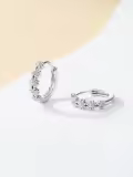 TOUPOP 925 Sterling Silver Daisy Flower Earrings For Women Gifts-0-1