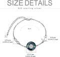 wholesale 925 Sterling Silver Compass Bracelet with Color Changing Crystals - Graduation Gift for Her-0-5