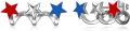 wholesale 925 Sterling Silver Star Stud Earrings - Red White Blue Patriotic  Set-0-0