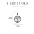 wholesale 925 Sterling Silver Abalone Shell Tree of Life Pendant Necklaces Wholesale - Irish s for Women-0-21