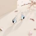 wholesale 925 Sterling Silver Moonstone Black Cat Tree of Life Dragonfly Infinity Drop Earrings-0-1