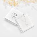 wholesale 925 Sterling Silver Mother-of-Pearl Butterfly Pendant Lariat Necklace w/ Cultured Freshwater Pearl & Cubic Zirconia - 34 Chain Length-0-7