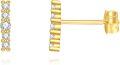 wholesale  14K Gold Solid Tiny Stud Earrings for Women Men -0-0