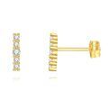wholesale  14K Gold Solid Tiny Stud Earrings for Women Men -0-0