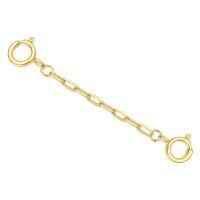 wholesale 10k Yellow Gold Extender Chain 1/2/3/4/5 with Double Spring Clasp-Style 2