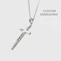 wholesale 925 Sterling Silver Cross Necklace I Can Do All Things-0-2