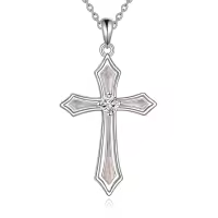 wholesale 925 Sterling Silver 5A CZ Birthstone Necklace for Women Men-D.White-April-Diamond