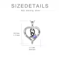 TOUPOP Sterling Silver Birthstone Stethoscope Necklace Gift For Nurse-0-5