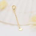 wholesale 14K Gold (Au585) Hypoallergenic Nickel-Free Jewelry Extender Chain 1/2/3 Inch with Lobster Clasp-0-2