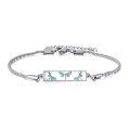 wholesale 925 Sterling Silver Bracelet With Dragonfly Charm-0-0
