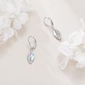 wholesale 925 Sterling Silver Moonstone Teardrop Dangle Earrings - Vintage Style s for Her-0-3