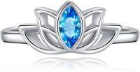 wholesale  Sterling Silver Hypoallergenic Adjustable Open Toe Ring for Women -Adjustable lotus