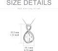 wholesale 925 Sterling Silver Infinity Cross Urn Keepsake Memorial Jewelry for Ashes Cremation Pendant Necklace-0-2