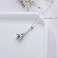 wholesale 925 Sterling Silver Eiffel Tower Necklace-0-4