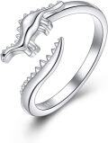 wholesale 925 Sterling Silver Open Adjustable Ring for Women Jewelry Gift-0-0