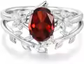 wholesale 14K 18K Solid Gold Oval Gemstone Vintage Leaf Art Deco Bridal Rings Wholesale Set-0-0