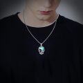 wholesale  Glowing Skull Head Pendant Necklace-0-3