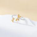 wholesale Animal Adjustable Rings For Women 925 Sterling Silver Open Butterfly/bee/dragonfly Ring Animal Jewelry Birthday Christmas Gifts For Women -0-3