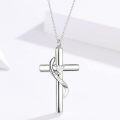 wholesale 925 Sterling Silver White Gold & Birthstone Cross Urn Necklace for Ashes – Cremation Jewelry with 925 Sterling Silver, Keepsake Memorial Gift for Women & Men-0-1