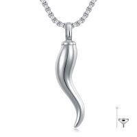 wholesale 925 Sterling Silver Pendant Necklace With Charm And Tools-Italian Horn Ashes Necklace